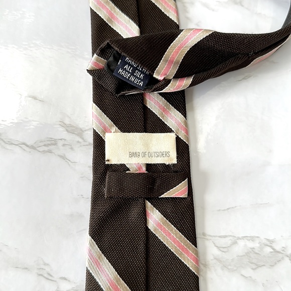 ✨🎉 HP 🎉✨ Band of Outsiders Striped Tie - Picture 3 of 4